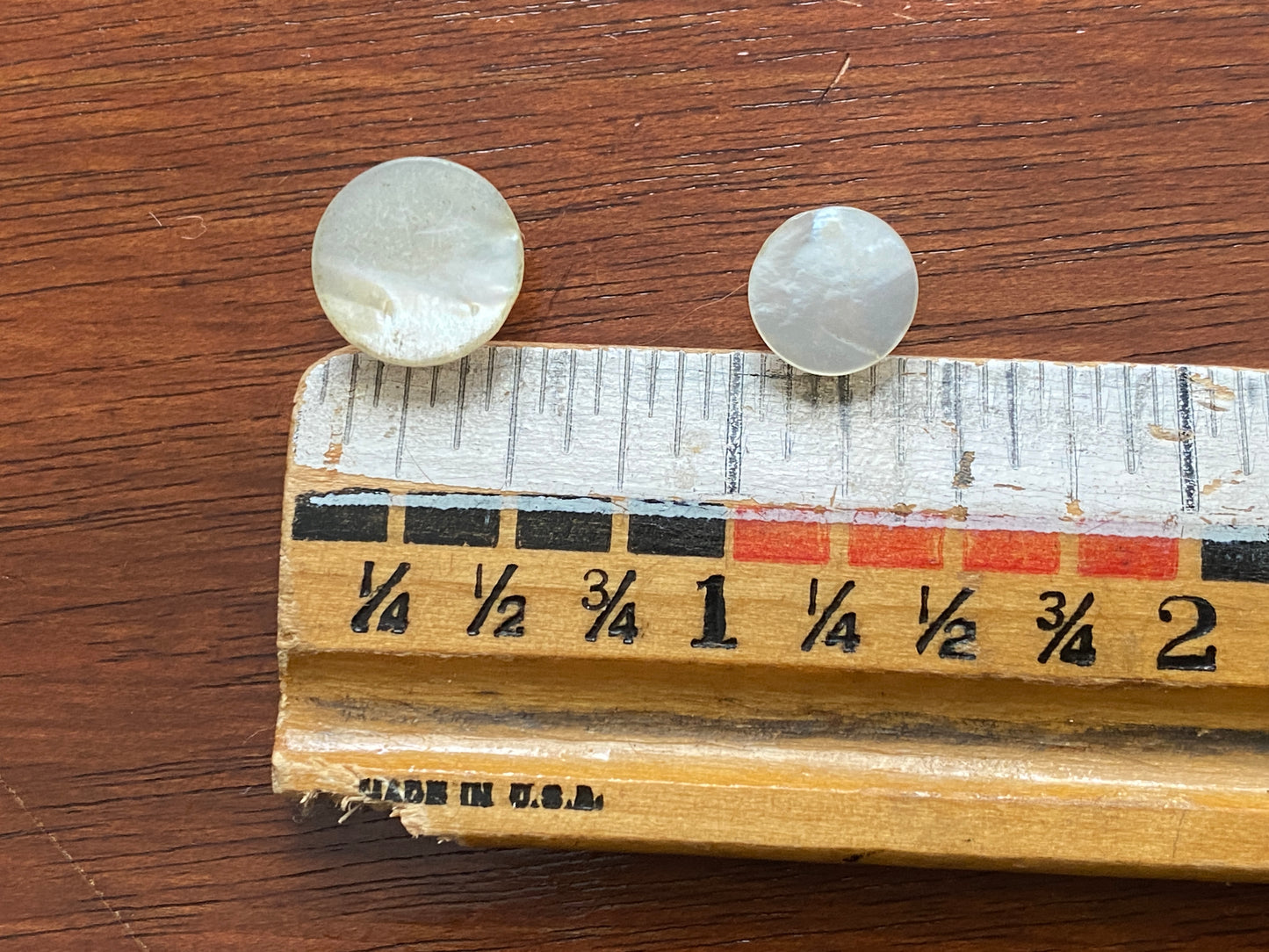 Lot of Vintage Mother of Pearl Cuff links Collar Studs Dress Buttons