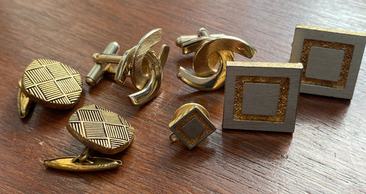 Vintage Cuff Link Cufflink Lot MCM