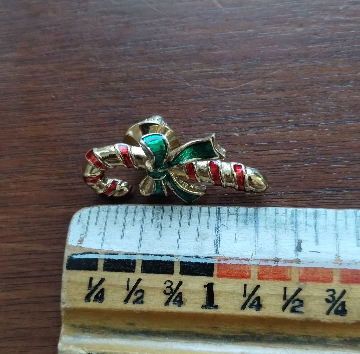 Vintage Lot Avon Snowman & Candy Cane Gold Tone & Enamel Earrings