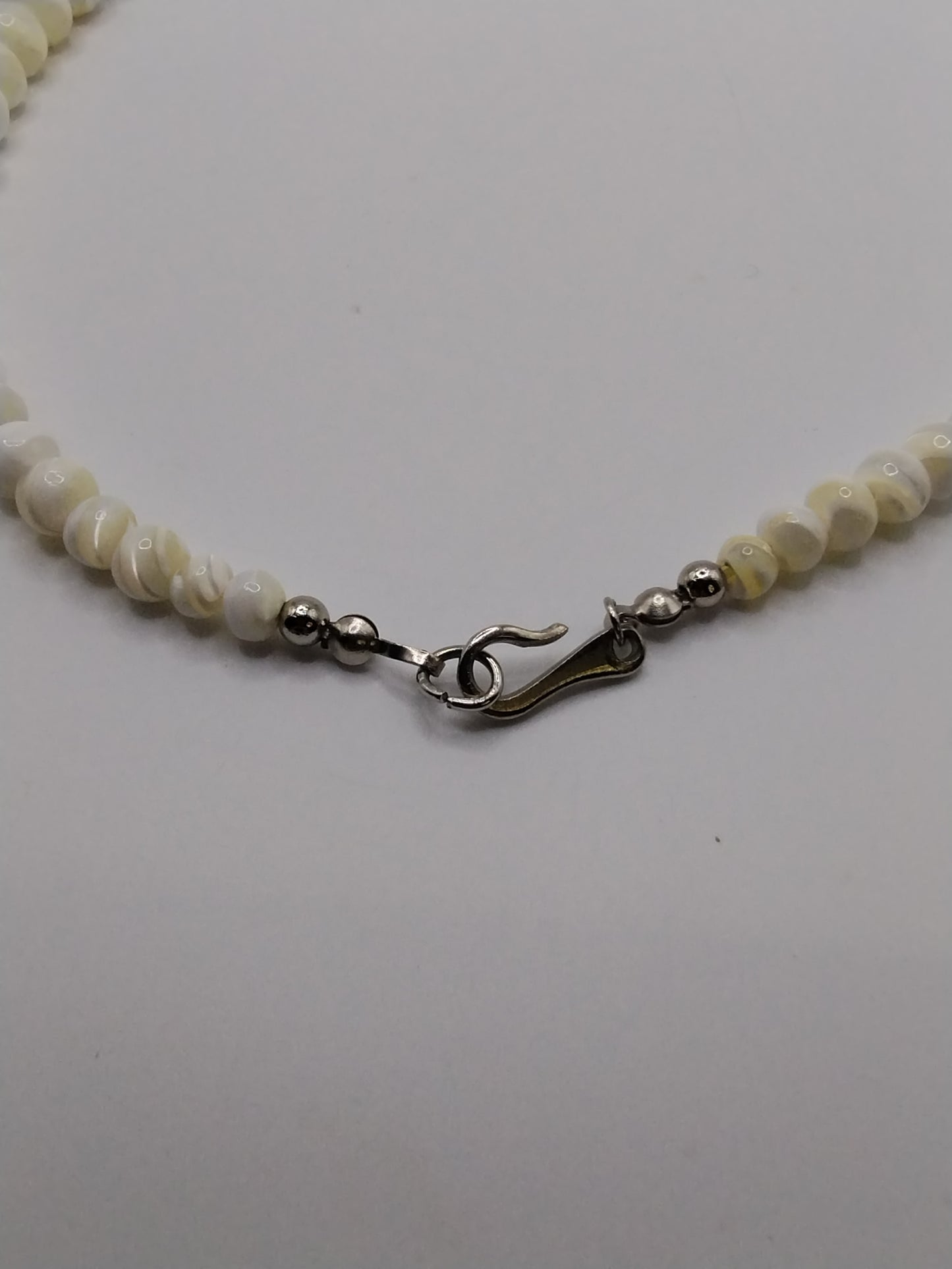 Mother of Pearl Abalone Inlay Beaded Necklace