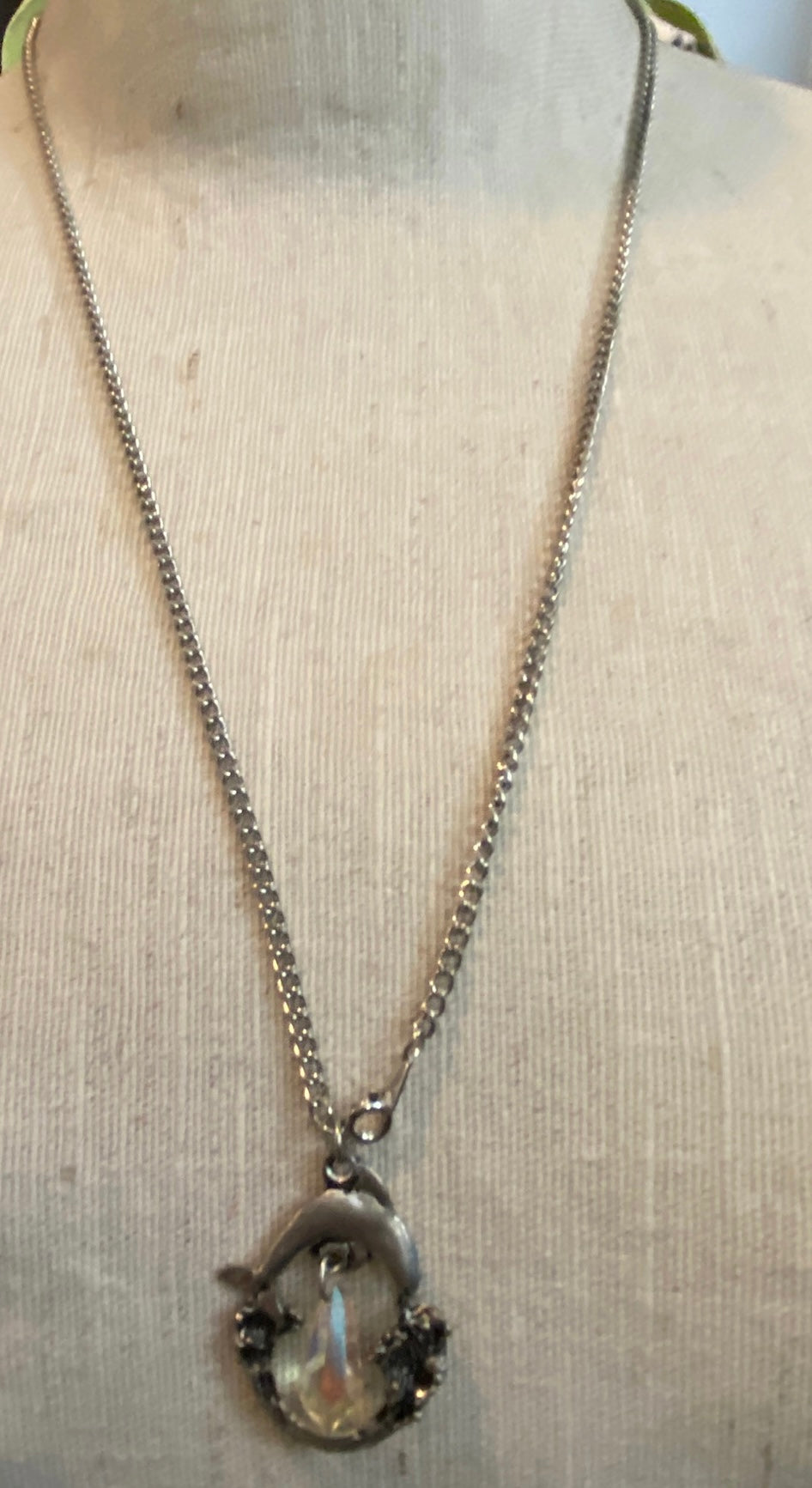 Lot of 5 Vintage to Now Chain Link Necklaces Choker Gold Silver Faux Pearl Victorian Style