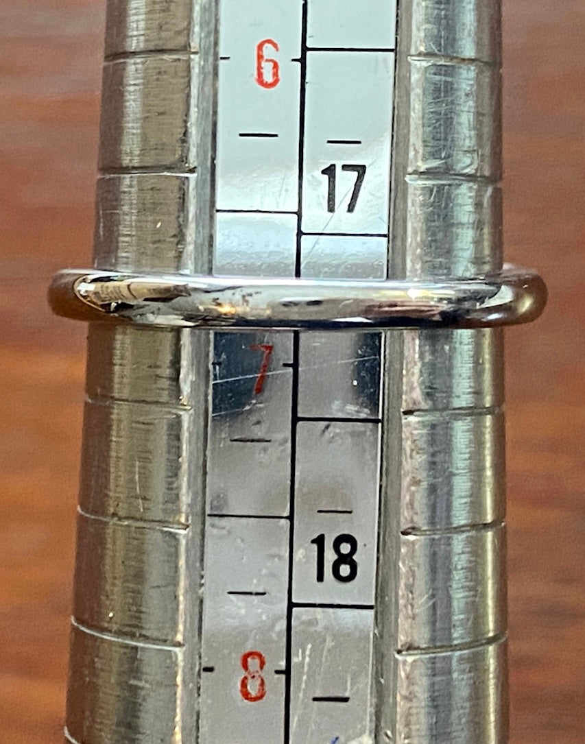 Sterling Silver 925 Diamond Infinity Knot Ring Sz 6.75