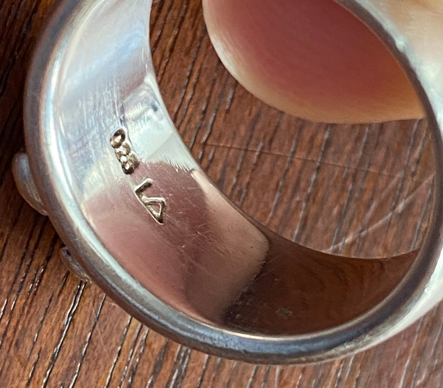 Sterling Silver 925 Heavy Wide ELEPHANT Ring Sz 6.5