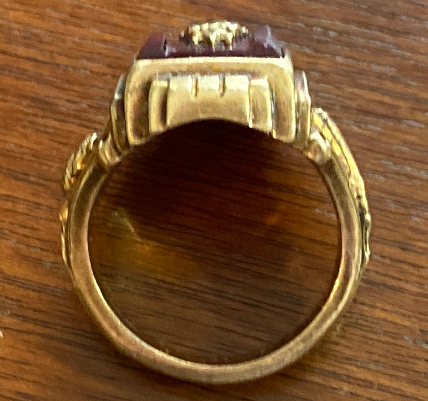 1965 10k Yellow Gold New Albany High School Class Ring Sz 6.75