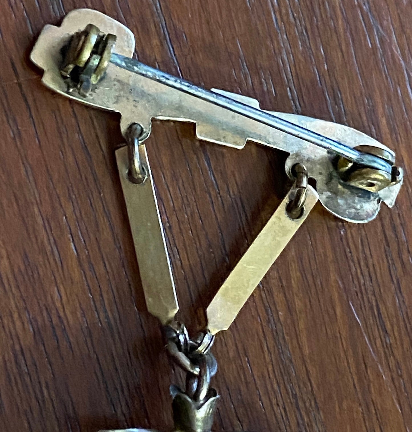 Vintage 10k Rolled Gold Ribbon Brooch Watch