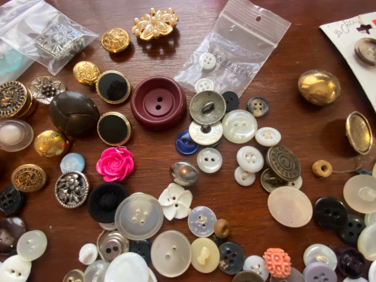Huge Vintage to Now Buttons Button Covers Lot Lyre Faux Pearl Rhinestone