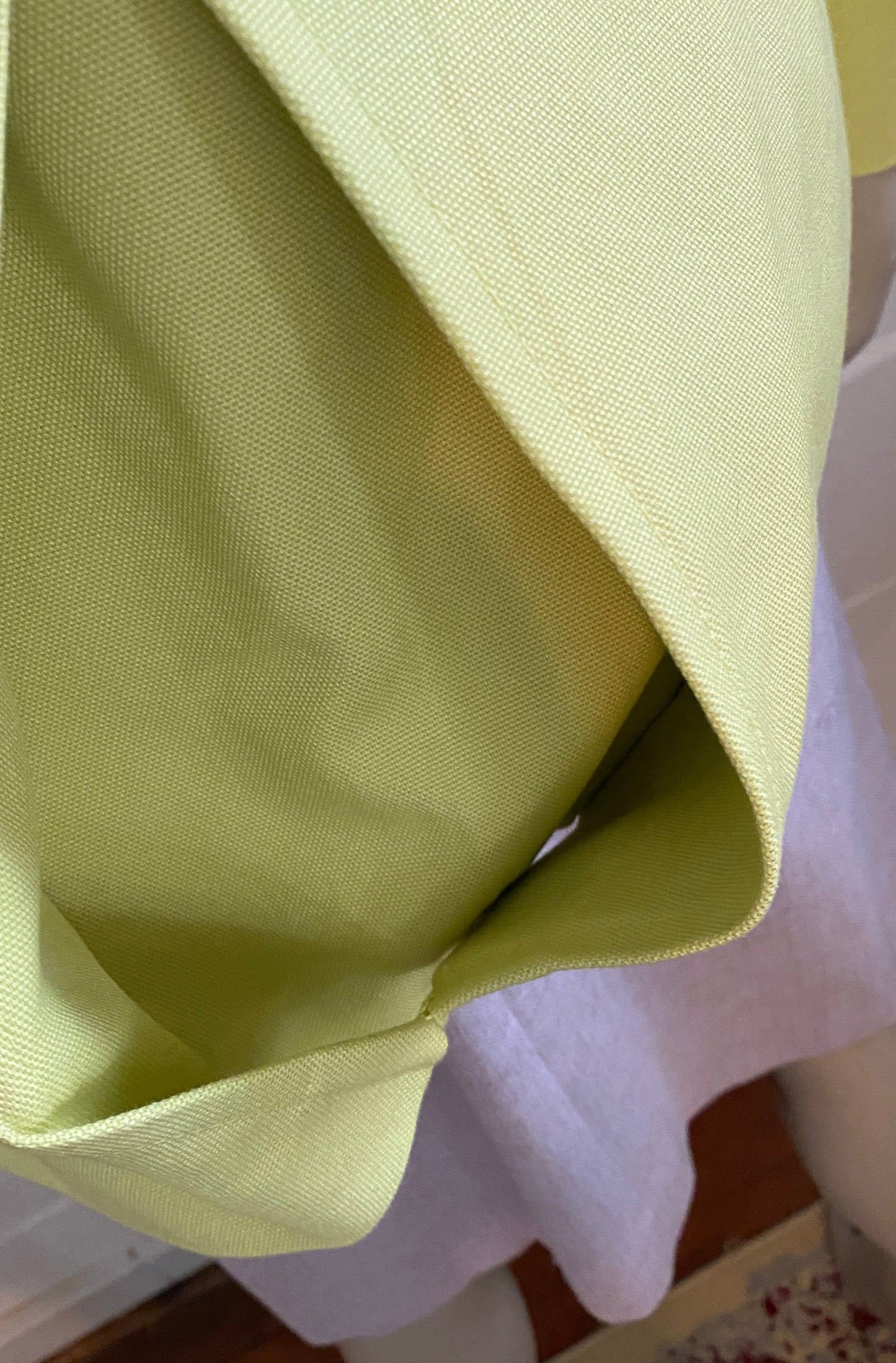 Ann Taylor Petites Chartreuse Green Button Up Jacket Mid Length Sz M