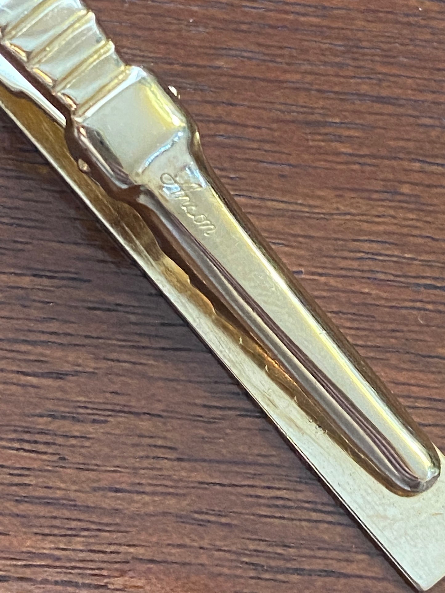 Vintage Anson HHS 67-68 Tie Clip Gold Tone