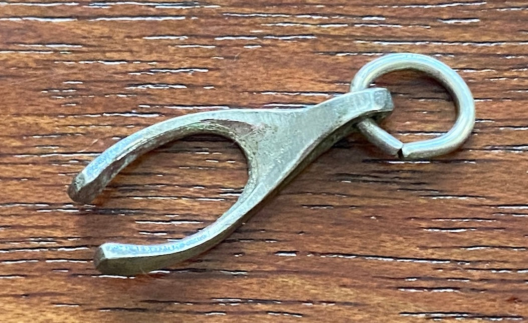 Sterling Silver 925 Wishbone Charm Pendant