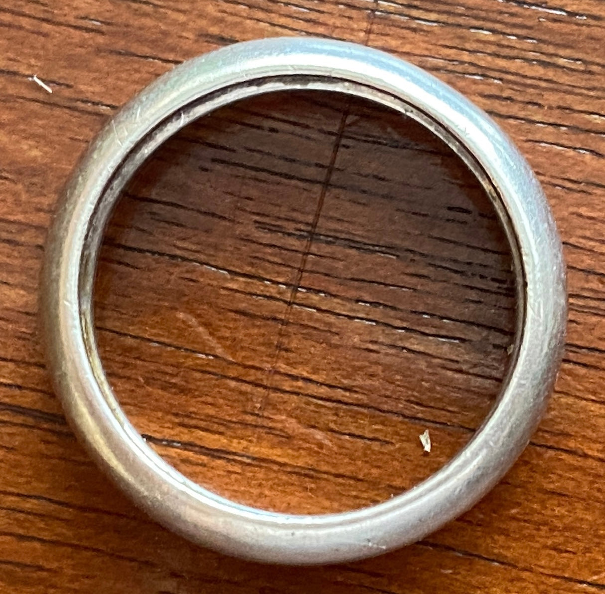 Sterling Silver Domed Band Ring Sz 7.75