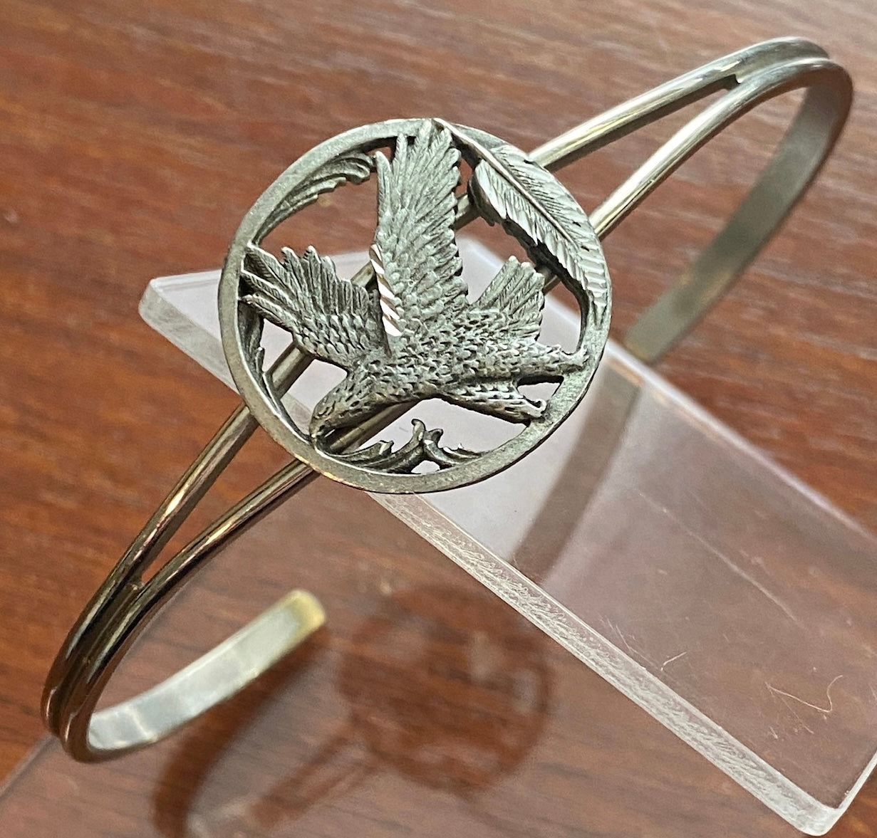 825 Silver Eagle Southwest Cuff Bracelet