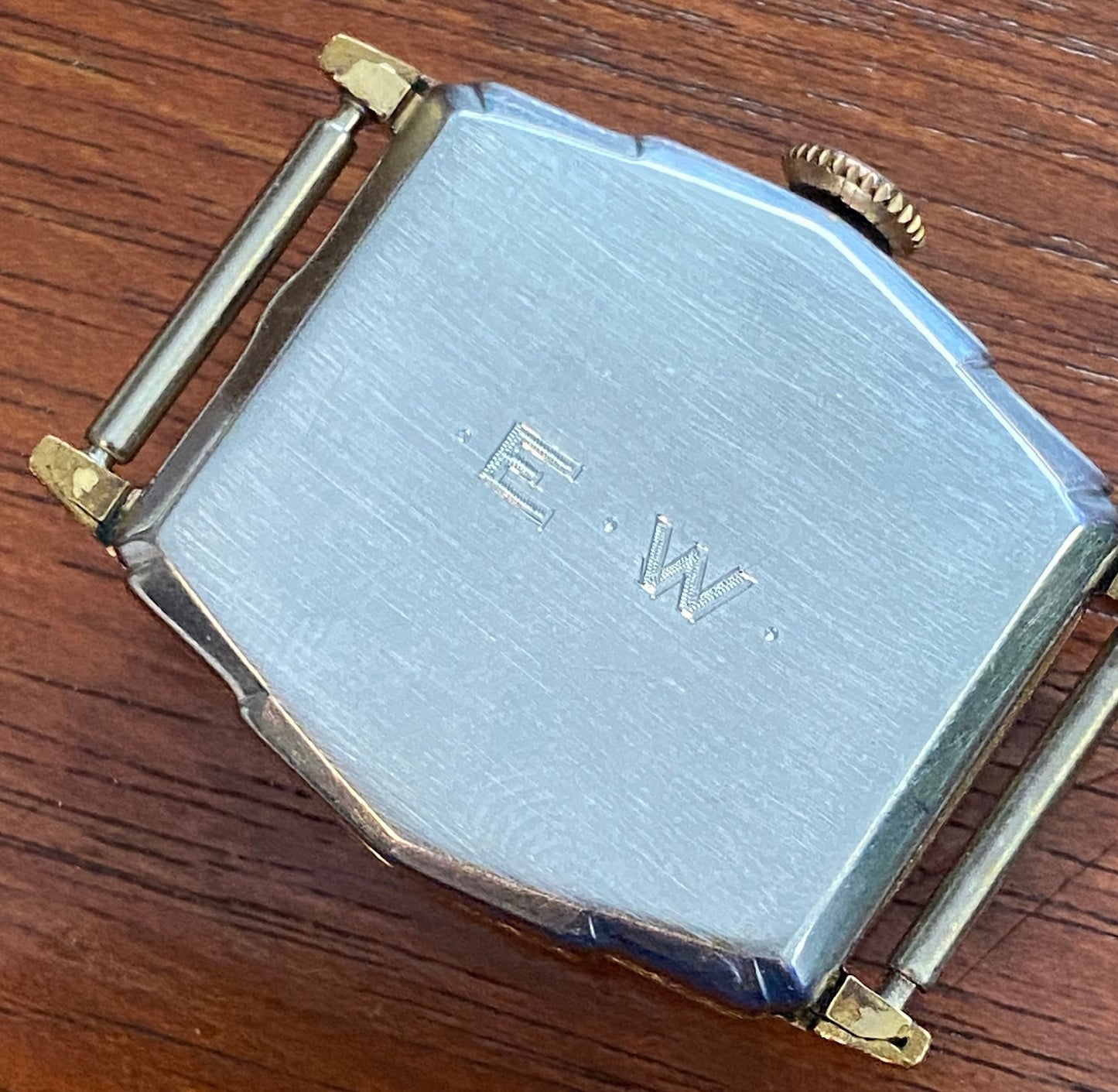 Vintage Gold Filled Olympic Mens Manual Wind Wristwatch