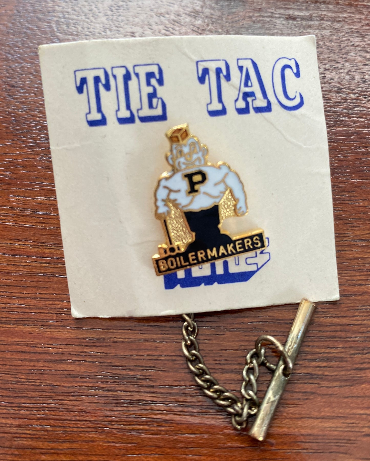 Vintage Boilermakers Enamel Tie Tack