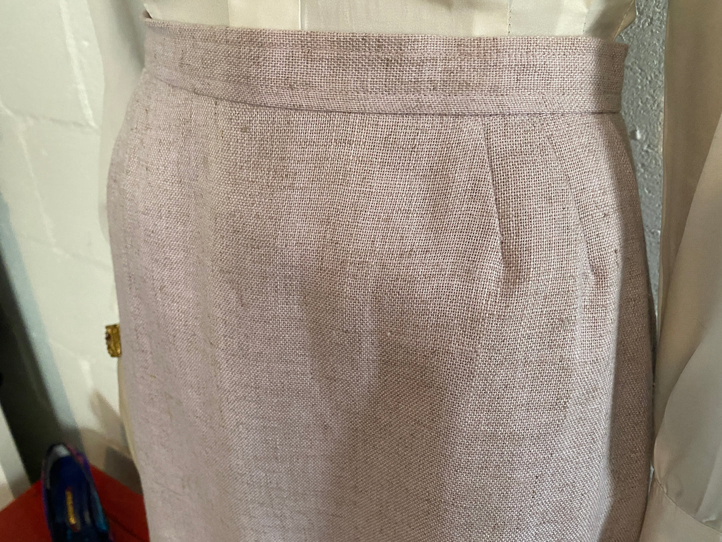 Vintage Evan-Picone Petites Wool Blend High Waisted Skirt Secretary Sz 12