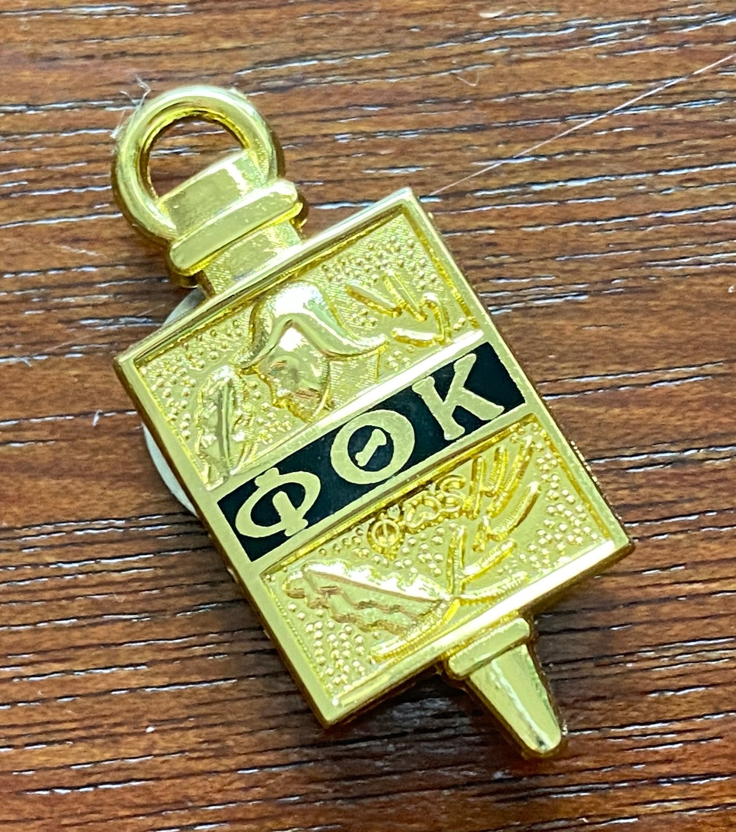 Vintage Phi Theta Kappa Fraternity Member Key Pin Fob Magnetic