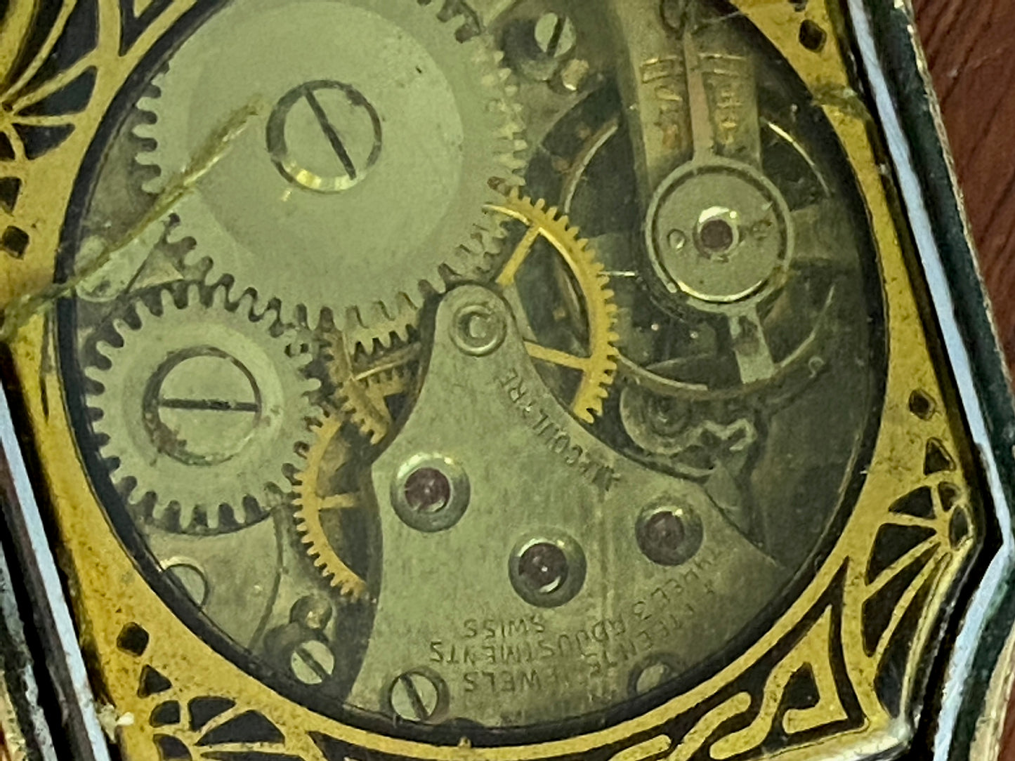 1920's Indiana Amateur Boxing Wristwatch Rolled Gold Plate Diel