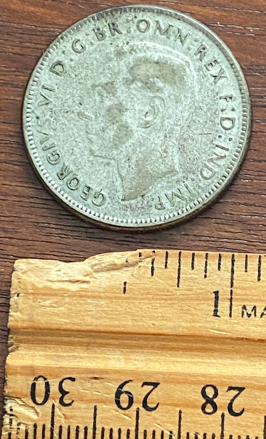 1946 Australia Florin World Silver Coin Circulated