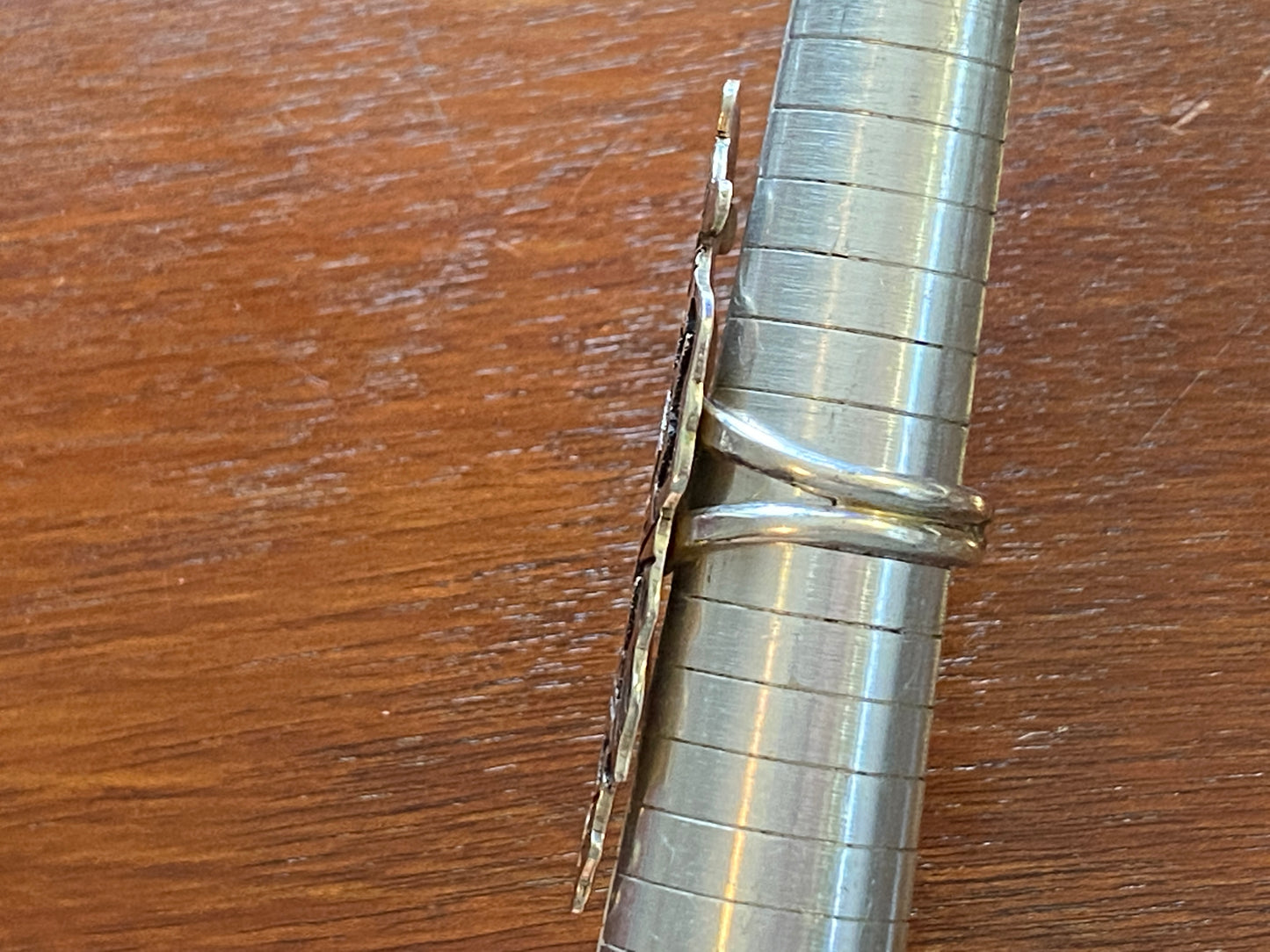Vintage Signed R Singer Sterling Silver 925 Mudman Figural Ring Sz 9