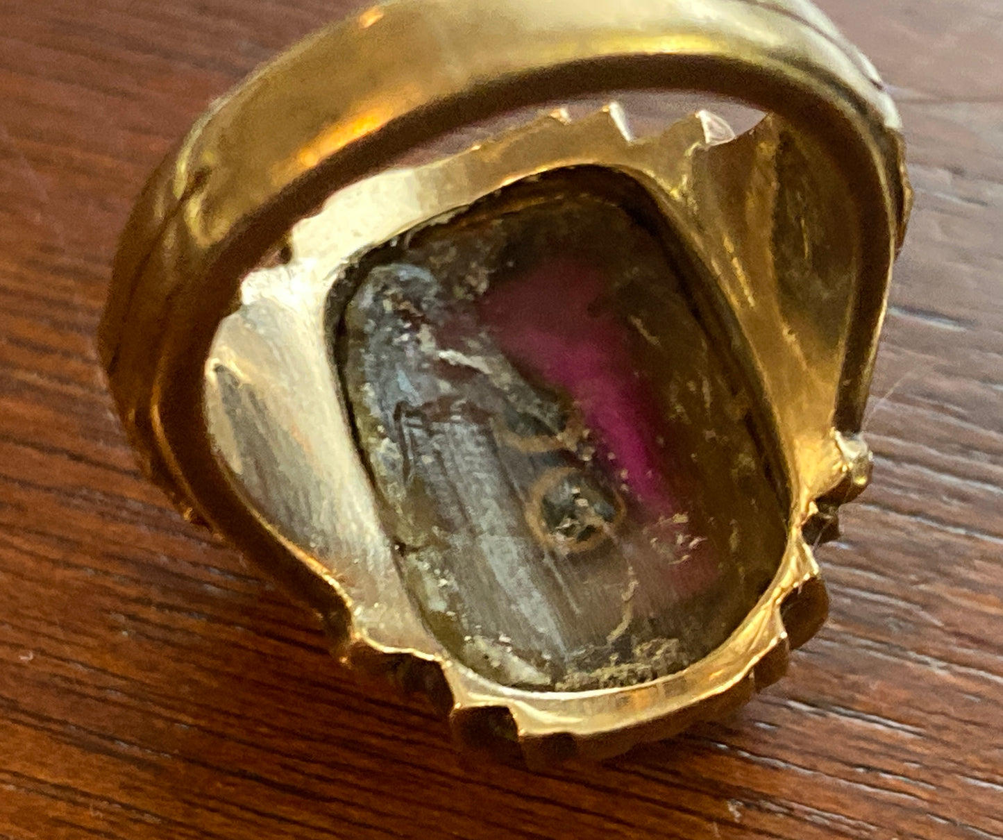 1965 10k Yellow Gold New Albany High School Class Ring Sz 6.75