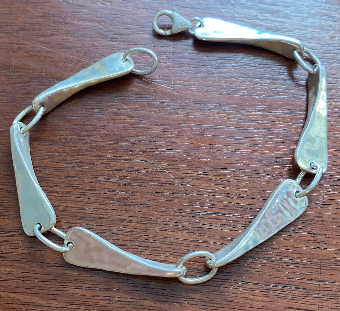 RLM Studio Robert Lee Morris Modern Sterling Silver 925 Bracelet 7.75" Long