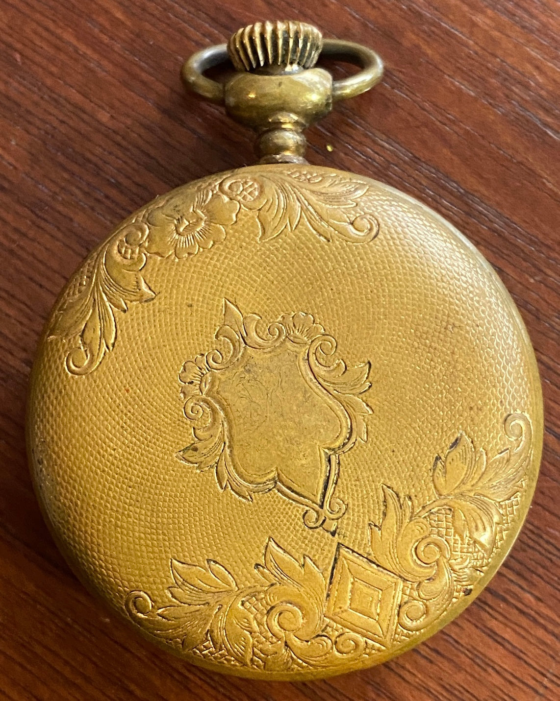 Antique Leonard Duchess Pocket Watch Gold Tone Hunter