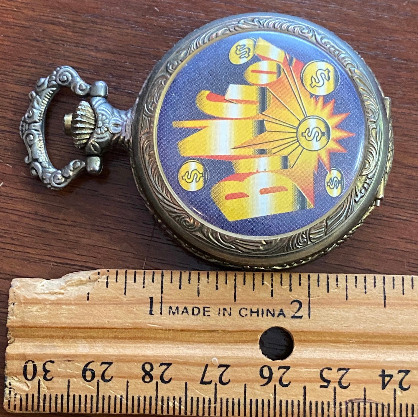 Bingo Quartz Japan Movt Pocket Watch