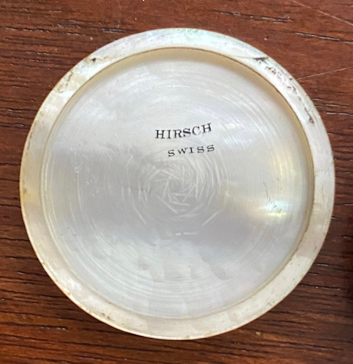 Vintage Hirsch Charmer Ladies Watch MOP Case 10j