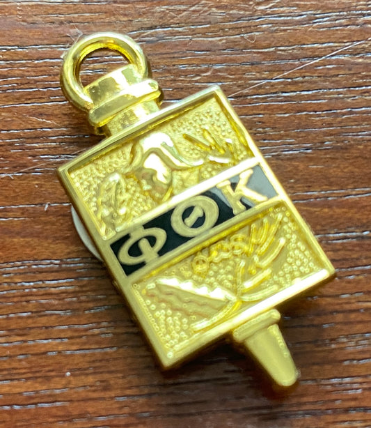 Vintage Phi Theta Kappa Fraternity Member Key Pin Fob Magnetic