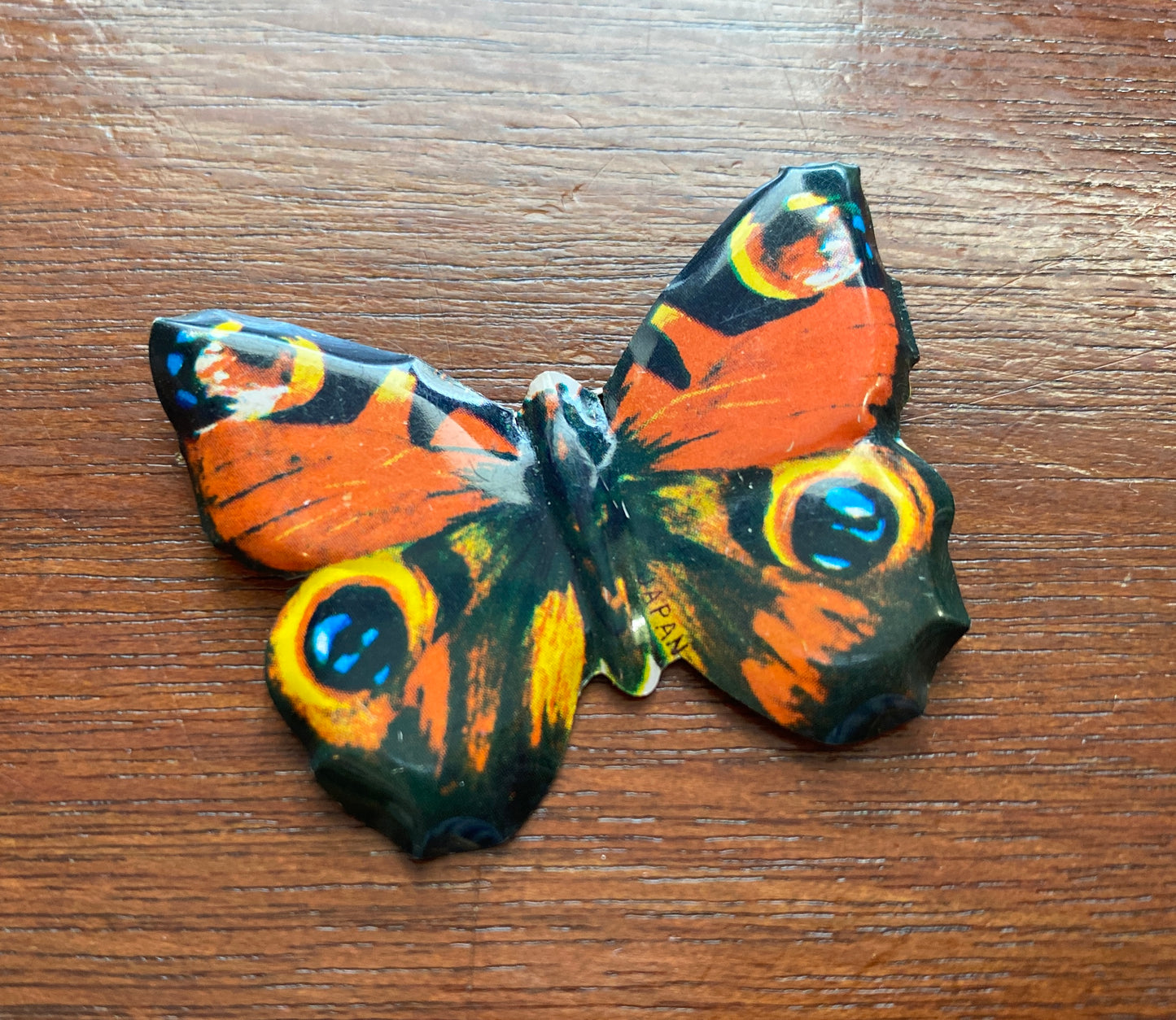 Vintage Metal Butterfly Japan Brooch Pin