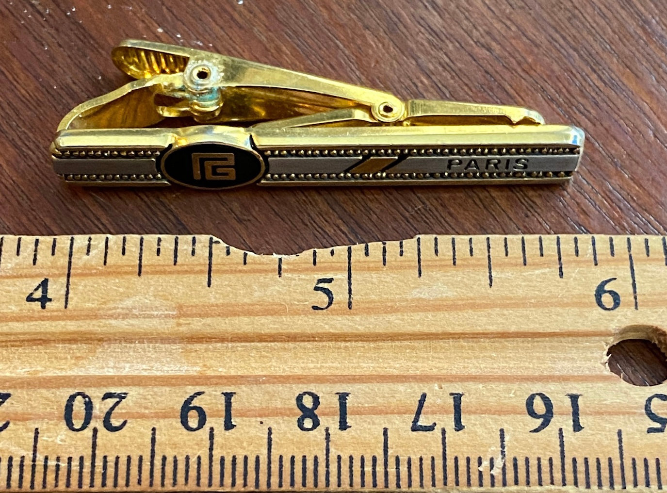 Tritone Tie Clip Bar PG Paris