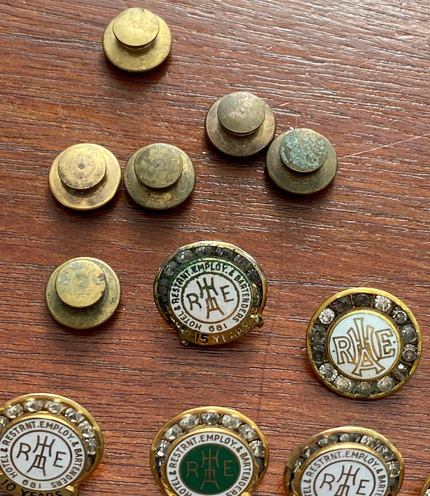 Hotel Restaurant Bartender Employee Union Service Pinback Collection