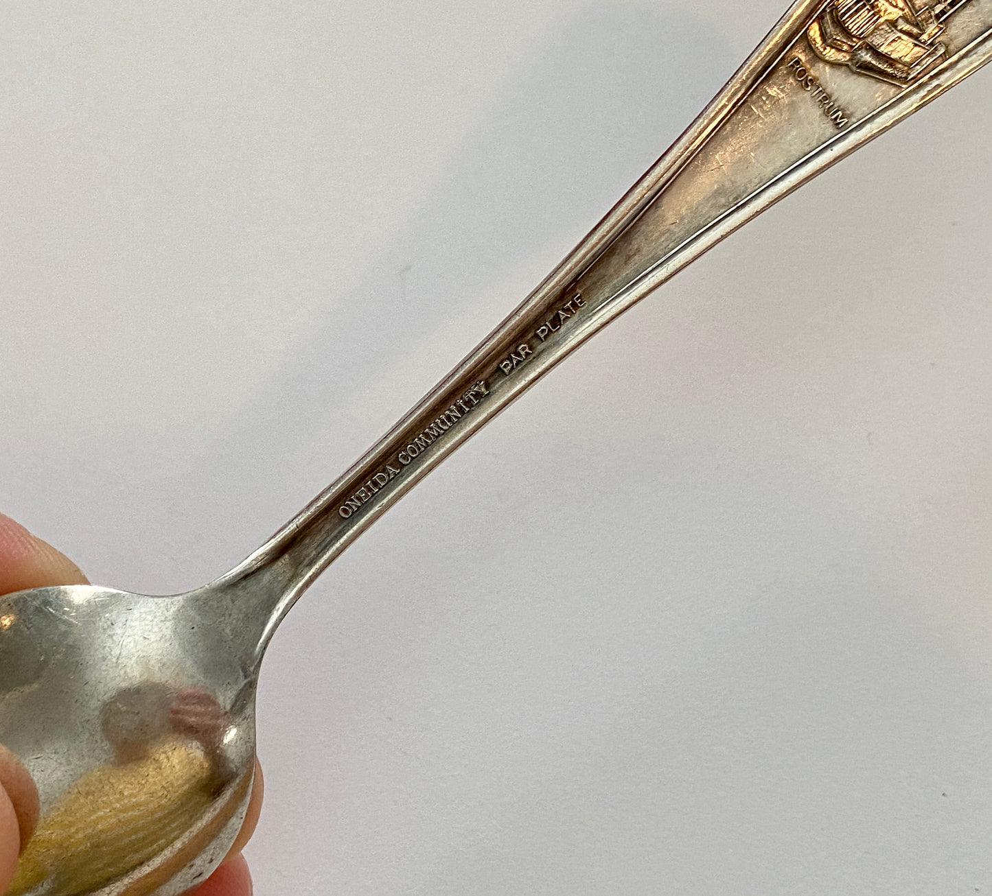 Antique Chicago 1933 Worlds Fair Spoon Fort Dearborn Chicago